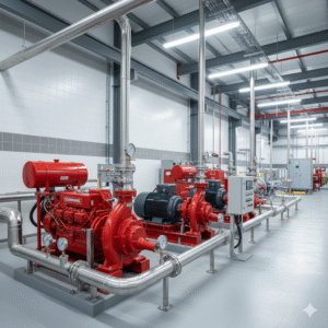 تركيب أنظمة مكافحة الحريق