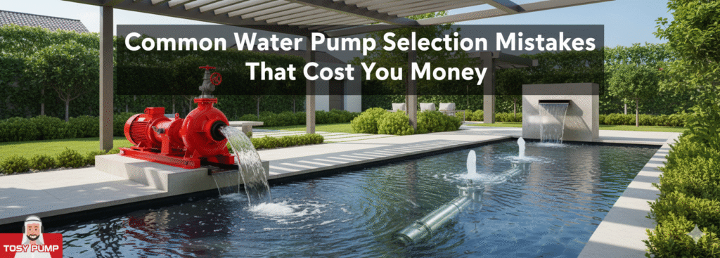 اختيار مضخة المياه